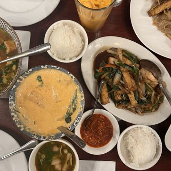 Opart Thai House - Tom Yum Kai Soup. Thai Iced Tea. Pad Kra Praow. Tofu and veggies. All are a 10/10! - Thai Near Me - Chicago, Illinois Opart Thai House - Tom Yum Kai Soup. Thai Iced Tea. Pad Kra Praow. Tofu and veggies. All are a 10/10! - Thai Near Me - Chicago, Illinois