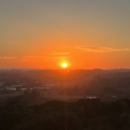 Beautiful sunsets every evening from the facility