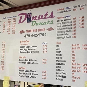 Donuts Donuts - Menu - Donuts Near Me - Fayetteville, Arkansas Donuts Donuts - Menu - Donuts Near Me - Fayetteville, Arkansas