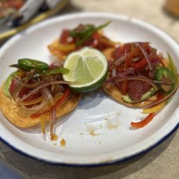 Tuna Tostadas Tuna Tostadas