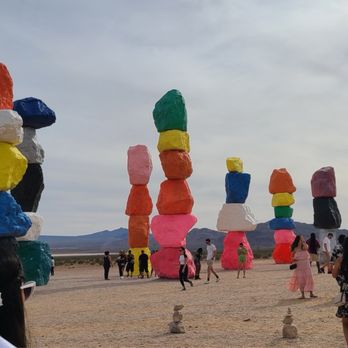 Seven Magic Mountains - Seven magic mountains - Public Art Near Me - Las Vegas, Nevada