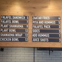 Menu Menu