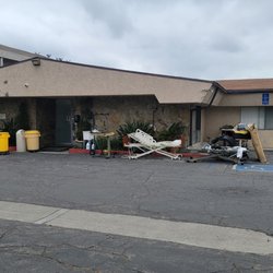 Arcadia Health Care Center - Back side of building/parking area.