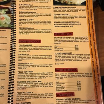 El Toro Cantina Authentic Mexican Restaurant - Quesadillas,chimis,chicken, burritos - Mexican Near Me - Brownsburg, Indiana