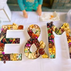 Green Leaf Charcuterie Boards - Custom Charcuterie Letters