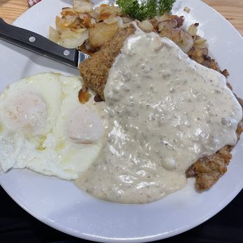 The Biscuit Basket - Country fried steak with the most perfect gravy - Southern Near Me - Modesto, California The Biscuit Basket - Country fried steak with the most perfect gravy - Southern Near Me - Modesto, California