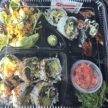 Black Sesame - Build your Bento Box - Shrimp Tempura Roll & Eel Nigiri - Caterers Near Me - Fairfax, Virginia Black Sesame - Build your Bento Box - Shrimp Tempura Roll & Eel Nigiri - Caterers Near Me - Fairfax, Virginia