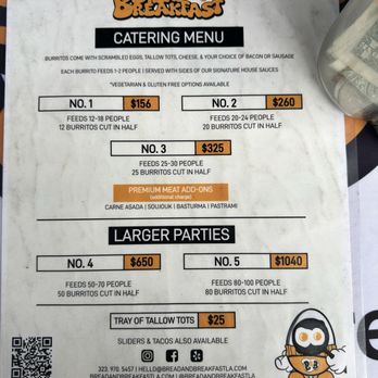 Bread & Breakfast - North Hollywood - Catering menu - Breakfast & Brunch Near Me - North Hollywood, California Bread & Breakfast - North Hollywood - Catering menu - Breakfast & Brunch Near Me - North Hollywood, California