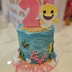 Treat Confectionery - Baby Shark theme cake