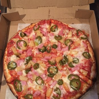 Ricky's Pizza - Ham, pineapple, jalapeño - Pizza Near Me - Los Angeles, California Ricky's Pizza - Ham, pineapple, jalapeño - Pizza Near Me - Los Angeles, California