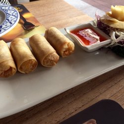 Thai Rainbow - Veggie spring rolls.