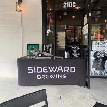 Sideward Brewing Co - Table where you place your order at. Seating is all outdoor. - Breweries Near Me - Orlando, Florida Sideward Brewing Co - Table where you place your order at. Seating is all outdoor. - Breweries Near Me - Orlando, Florida