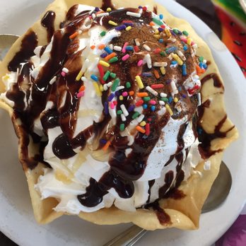 Los Patios - Fried ice cream! - Mexican Near Me - Indianapolis, Indiana
