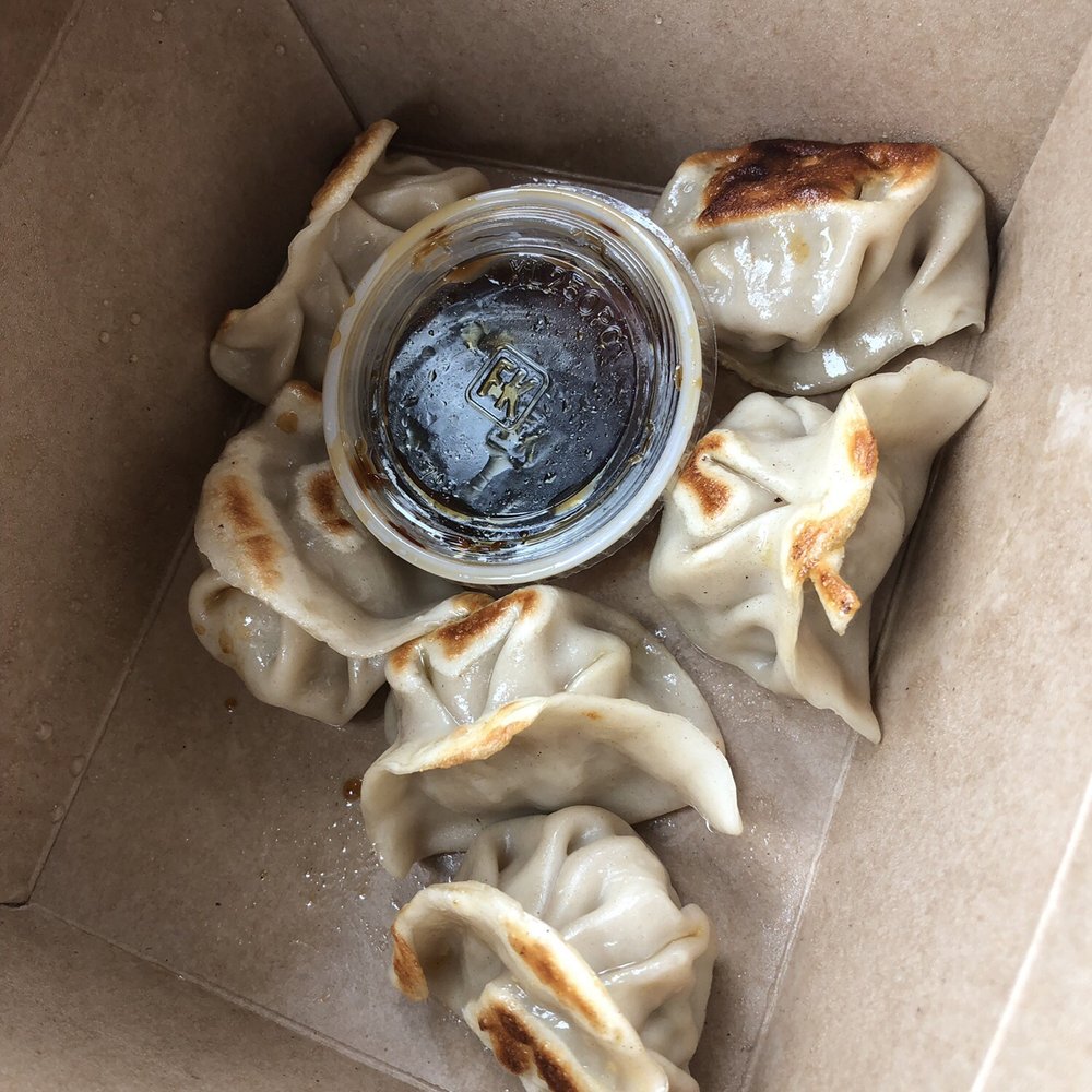 Hello Dumpling - Traditional pork and cabbage, pan fried dumplings - Noodles Near Me - Dallas, Texas Hello Dumpling - Traditional pork and cabbage, pan fried dumplings - Noodles Near Me - Dallas, Texas