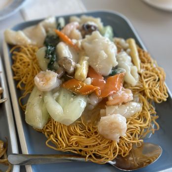 Garden Cafe - Seafood pan fried noodle - Hong Kong Style Cafe Near Me - Castro Valley, California Garden Cafe - Seafood pan fried noodle - Hong Kong Style Cafe Near Me - Castro Valley, California