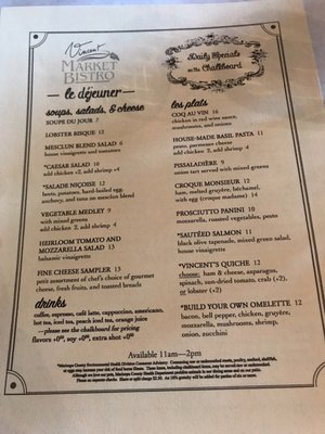 Menu photo 4 Vincent Market Bistro Phoenix, AZ