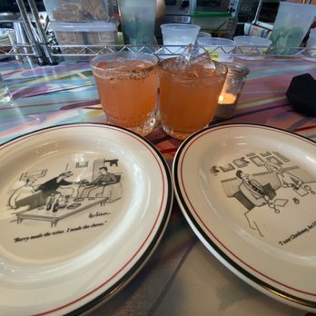 Little Bear - Strawberry Mezcal Margarita and cute plates! - New American Near Me - Atlanta, Georgia Little Bear - Strawberry Mezcal Margarita and cute plates! - New American Near Me - Atlanta, Georgia