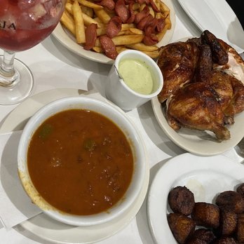 El Pollo Inka Peru - Pollo, Maduros, rice and beans, sangria, salchipapas. - Peruvian Near Me - Jackson Heights, New York El Pollo Inka Peru - Pollo, Maduros, rice and beans, sangria, salchipapas. - Peruvian Near Me - Jackson Heights, New York