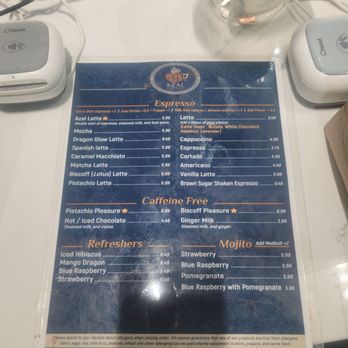 Azal Coffee - Menu. - Coffee & Tea Near Me - Forest Hills, New York