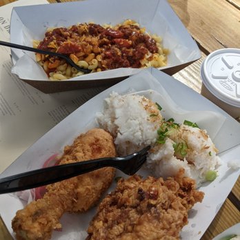 Barya Kitchen - Ode to Jolibee: Filipino fried chicken w/ rice and macaroni salad with sauce - Filipino Near Me - San Jose, California Barya Kitchen - Ode to Jolibee: Filipino fried chicken w/ rice and macaroni salad with sauce - Filipino Near Me - San Jose, California