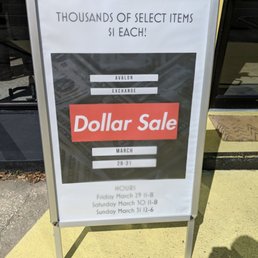 Don't be fooled by the sign outside, lol. We stopped here and then when we got out, we saw the sale was a month away.