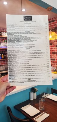 Menu photo 1 Calamari Bistro & Bar Livermore, CA