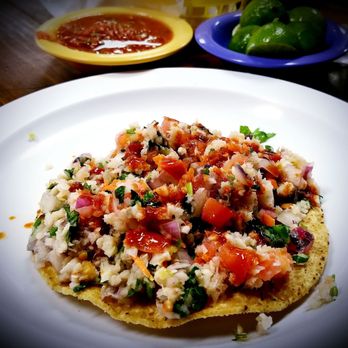 Mariscos Las Islitas - Fish ceviche tostada.. - Mexican Near Me - Madera, California Mariscos Las Islitas - Fish ceviche tostada.. - Mexican Near Me - Madera, California