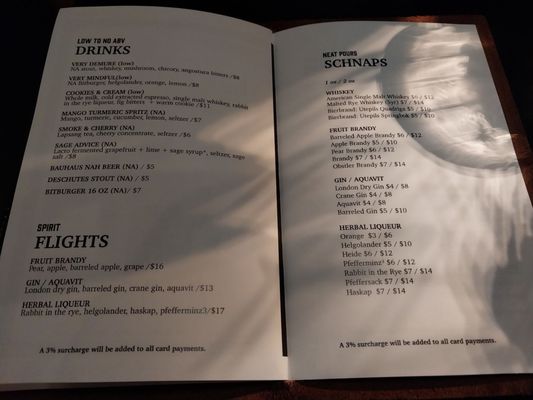 Menu photo 2 Dampfwerk Distilling Saint Louis Park, MN