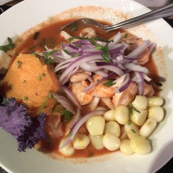 La Perla - Spicy ceviche - Seafood Near Me - Weston, Florida