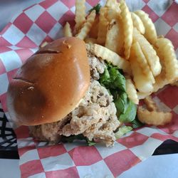 Carr High Cafe - Vegan Oyster Mushroom Sandwich