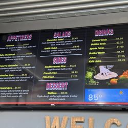 The Taste Of The Mediterranean Grill - Menu - sept 2025