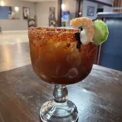 Taqueria El Limon - Michelada con cerveza de corona! Muy rica