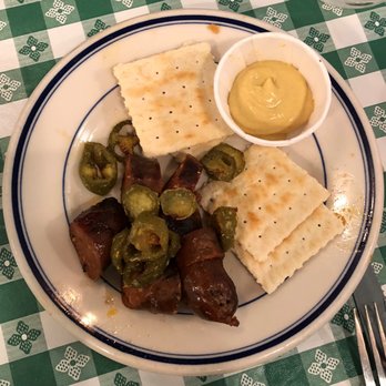 Redbones BBQ - Sausage of the day - love those fried jalapenos! - Barbeque Near Me - Somerville, Massachusetts Redbones BBQ - Sausage of the day - love those fried jalapenos! - Barbeque Near Me - Somerville, Massachusetts