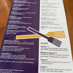 Insula - Sandwich and salad menu