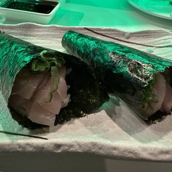 Okumura Restaurant - Yellowtail hand roll - Sushi Bars Near Me - Encino, California Okumura Restaurant - Yellowtail hand roll - Sushi Bars Near Me - Encino, California