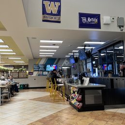 the inside of a food court the inside of a food court