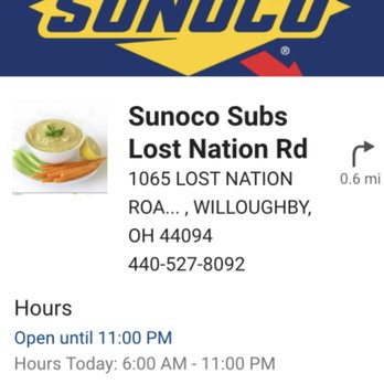 Sunoco - Place an Order over the Phone: 440-527-8092 Fresh almost 12-Flavors of Hummus - Gas Stations Near Me - Willoughby, Ohio