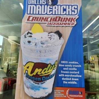 Andy's Frozen Custard - Dallas Mavericks CrunchDunk - Ice Cream & Frozen Yogurt Near Me - Mansfield, Texas