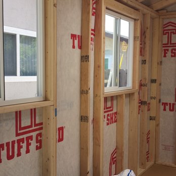 Tuff Shed San Jose - insulating walls before paneling. helps keep heat out.. - Building Supplies Near Me - San Jose, California