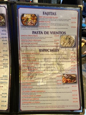 Menu photo 6 Vientos Mexican Grill Sacramento, CA Menu photo 6 Vientos Mexican Grill Sacramento, CA