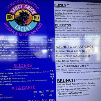 Saucy Chick Indi-Mex Eatery - Indian Near Me - Pasadena, California