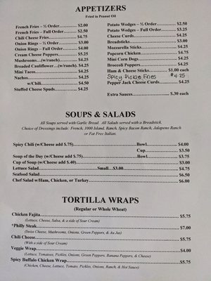 Menu photo 3 Basil's II Denmark, WI