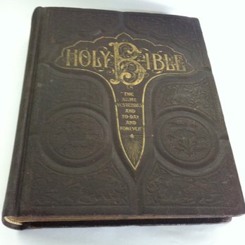 The Book Doctor - Cloth Family Bible - new spine and cover repair - Bookstores Near Me - Dallas, Texas The Book Doctor - Cloth Family Bible - new spine and cover repair - Bookstores Near Me - Dallas, Texas