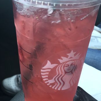 Starbucks - Strawberry refresher - Coffee & Tea Near Me - Tehachapi, California