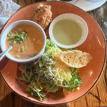 Churrascos Memorial City - Cesar salad, lobster bisque, and chicken Empanadas Chicken - Latin American Near Me - Houston, Texas Churrascos Memorial City - Cesar salad, lobster bisque, and chicken Empanadas Chicken - Latin American Near Me - Houston, Texas