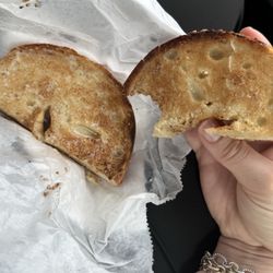 Brook Street Hot Bagels & Deli - Sesame toasted with butter