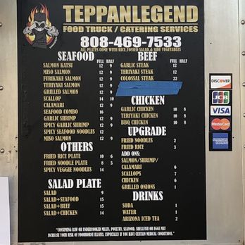 TeppanLegend - Food Trucks Near Me - Kaneohe, Hawaii