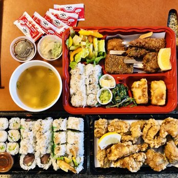 Ichiro Japanese Restaurant - Lockdown Take Out: Miso Soup / Kushi-Age Bento / Karaage / Dynamite Roll / Spicy Tuna Roll / Negi-Toro Maki - Japanese Near Me - Richmond, British Columbia Ichiro Japanese Restaurant - Lockdown Take Out: Miso Soup / Kushi-Age Bento / Karaage / Dynamite Roll / Spicy Tuna Roll / Negi-Toro Maki - Japanese Near Me - Richmond, British Columbia