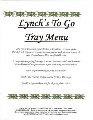 Menu photo 5 Lynch's on the Green Thiells, NY Menu photo 5 Lynch's on the Green Thiells, NY
