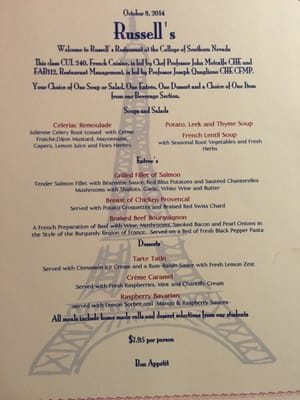Menu photo 6 Russell's Restaurant Las Vegas, NV Menu photo 6 Russell's Restaurant Las Vegas, NV